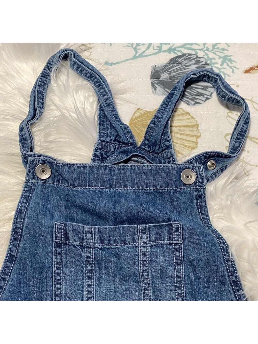 The Children's Place Blue Denim Jumpsuit - Picture 3 of 9